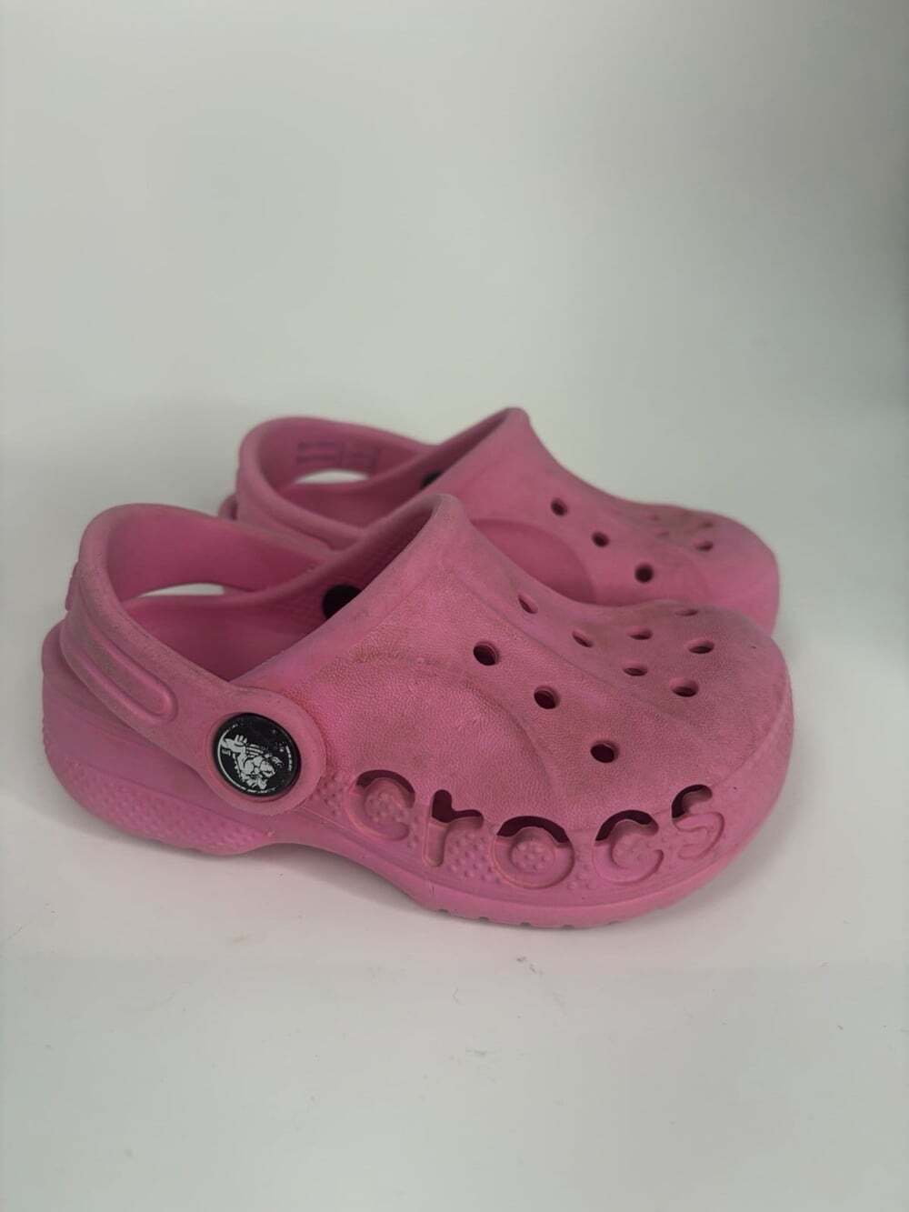 Crocs Classic Clogs Shoes Kids Size 7C Pink
